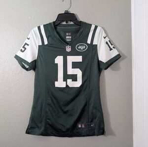NFL NY Jets Nike on Field Women's Dark Green and White Jersey
